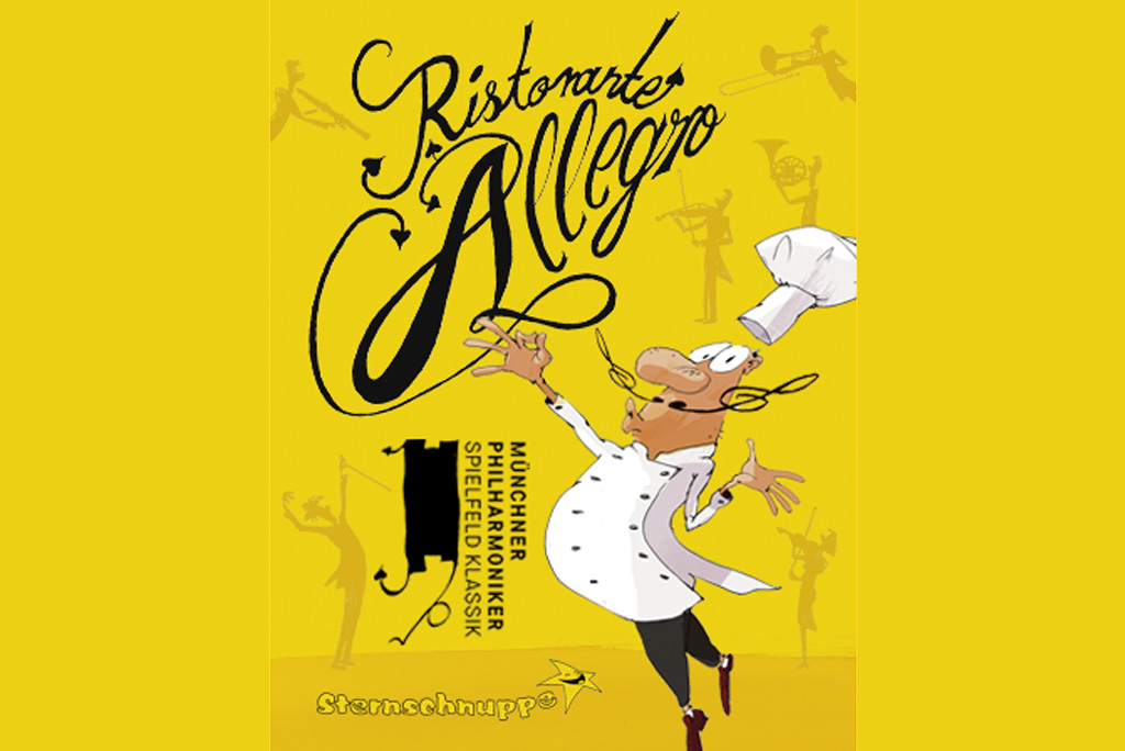 Einladungsplakat für das Musical Ristorante Allegro