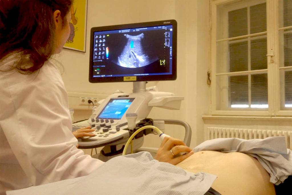 Ultraschalluntersuchung eines Patienten