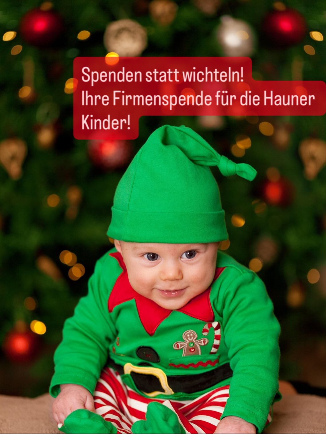Poster Spenden statt wichteln